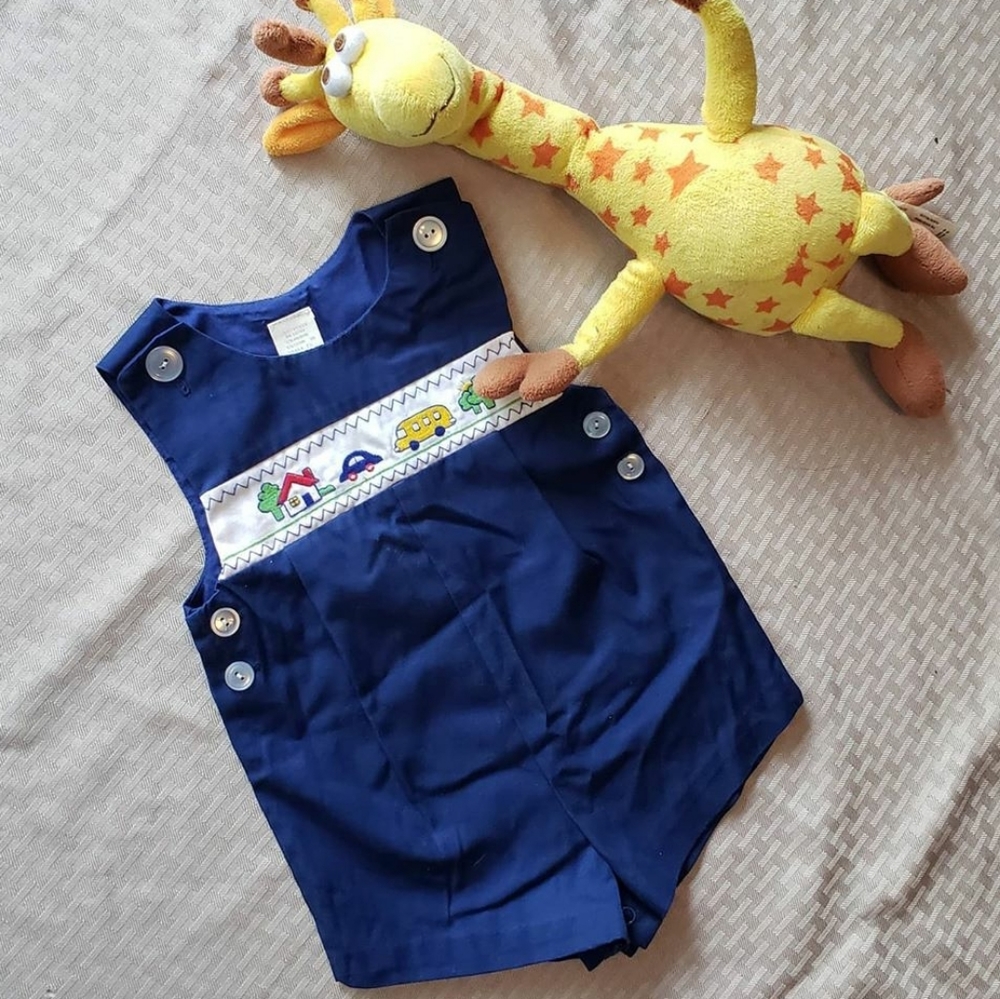Vintage Baby Boy Romper